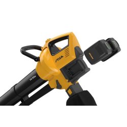 Stiga VS 100E lvblser/-suger 20V inkl. 2 x 4,0 Ah batteri og lader