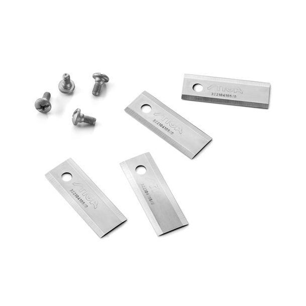 Stiga knive 12 stk + 12 skruer model A + G