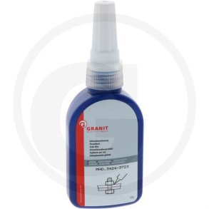 GRANIT Skrue-/boltesikring marinebl 50 g middel strk
