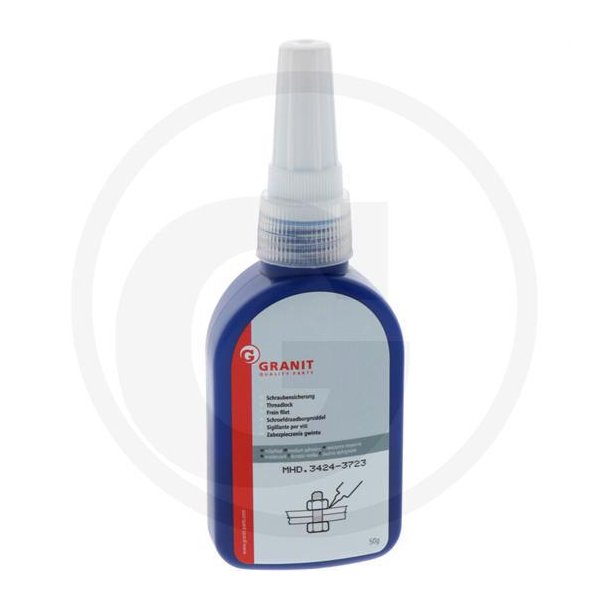 GRANIT Skrue-/boltesikring marinebl 50 g middel strk