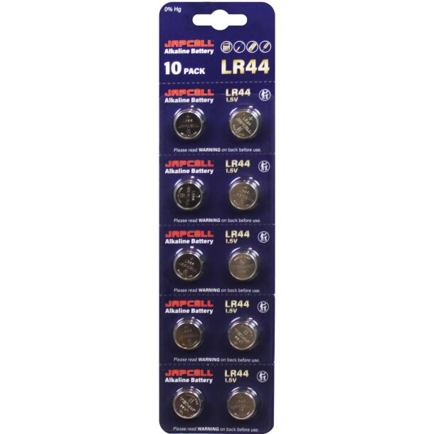 Japcell Alkaline LR44 batterier