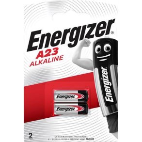 ENERGIZER ALKALINE MN21 / A23 / E23A BATTERIER 2 STK.